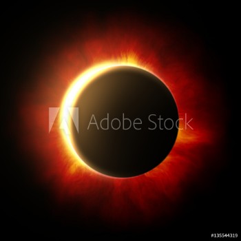 Picture of Eclipse of the sun with corona